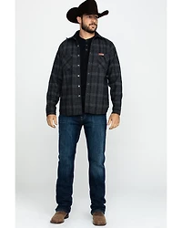 Outback Trading Co. Men's Black Clyde Big Flannel Shirt