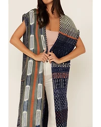 Free People Women's Blue Skies Maxi Vest