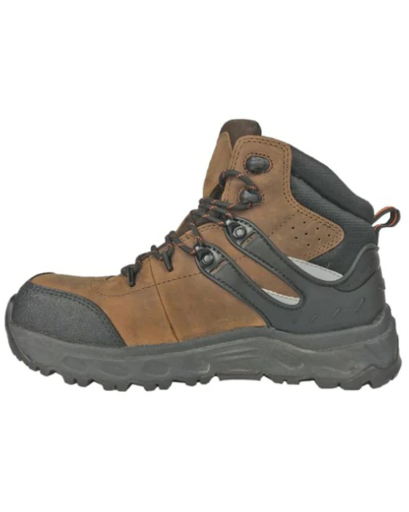 Hoss Men's Stomp 6" Lace-Up Work Boots - Aluminum Toe