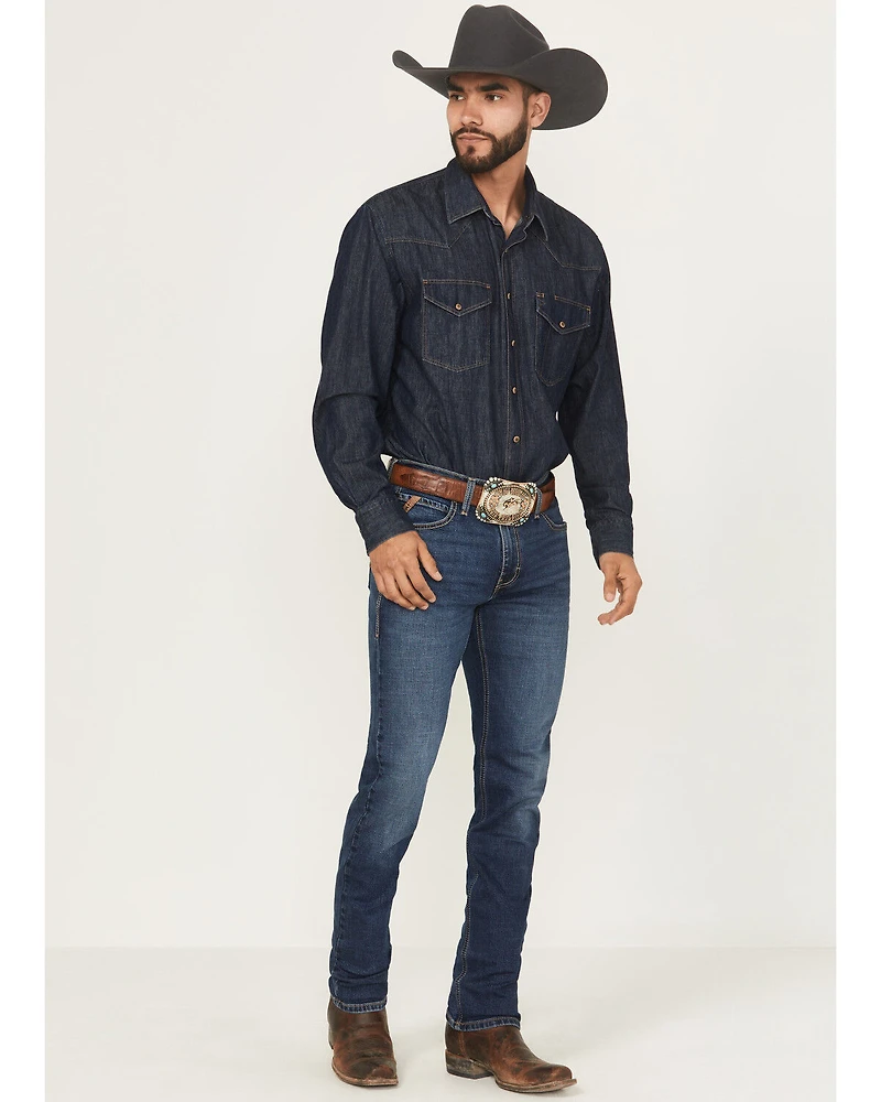 Ariat Men's M8 Kenny Medium Wash Modern Slim Tek Stretch Denim Jeans