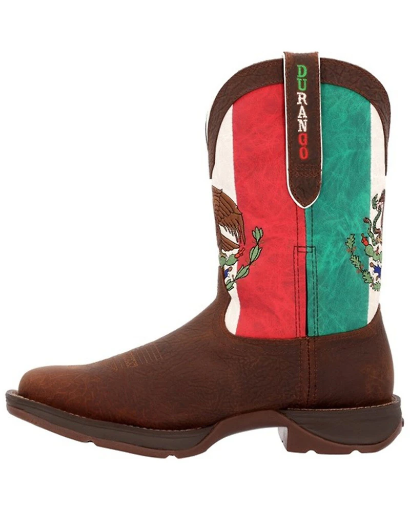 Durango Men's Mexico Flag Western Performance Boots - Steel Toe