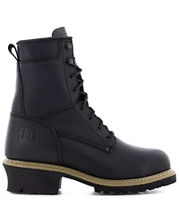 Frye Men's 8" Lace-Up Waterproof Logger Work Boots - Steel Toe