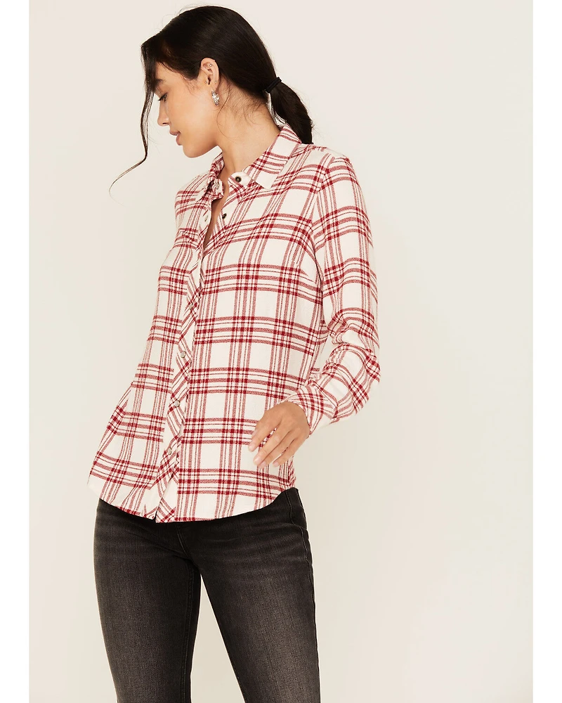 Idyllwind Women's Anna Plaid Print Long Sleeve Snap Western Shirt