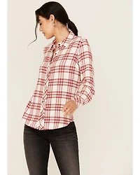 Idyllwind Women's Anna Plaid Print Long Sleeve Snap Western Shirt
