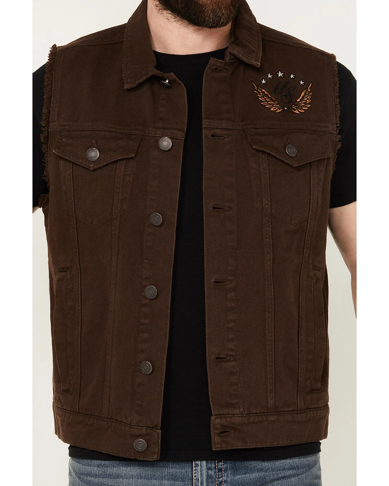 Moonshine Spirit Men's Revolt Trucker Cutoff Vest
