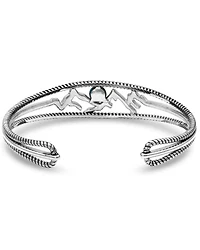 Montana Silversmiths Women's Pursue The Wild Another Mountain Turquoise Cuff Bracelet