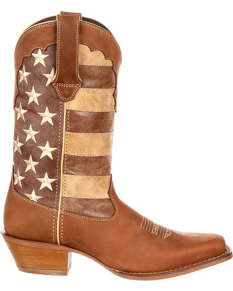 Durango Women's Distressed Flag Western Boots