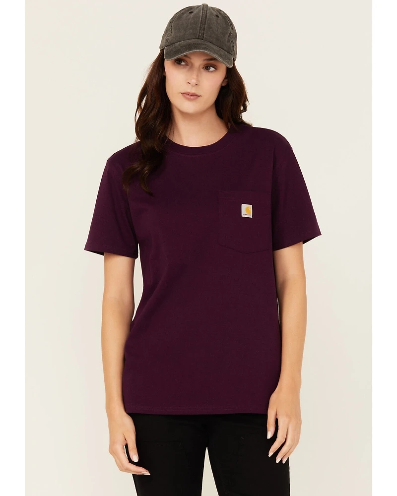 Carhartt Women's Loose Fit Heavyweight Short Sleeve Pocket Tee
