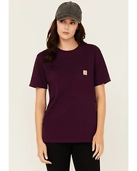 Carhartt Women's Loose Fit Heavyweight Short Sleeve Pocket Tee