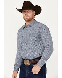 Cody James Men's Reride Geo Print Long Sleeve Snap Western Shirt