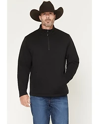 George Strait by Wrangler Men's Solid 1/4 Zip Pullover