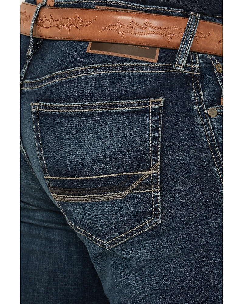 Ariat Men's Boot Barn Exclusive M7 Randolf Dayne Medium Wash Slim Straight Stretch Denim Jeans