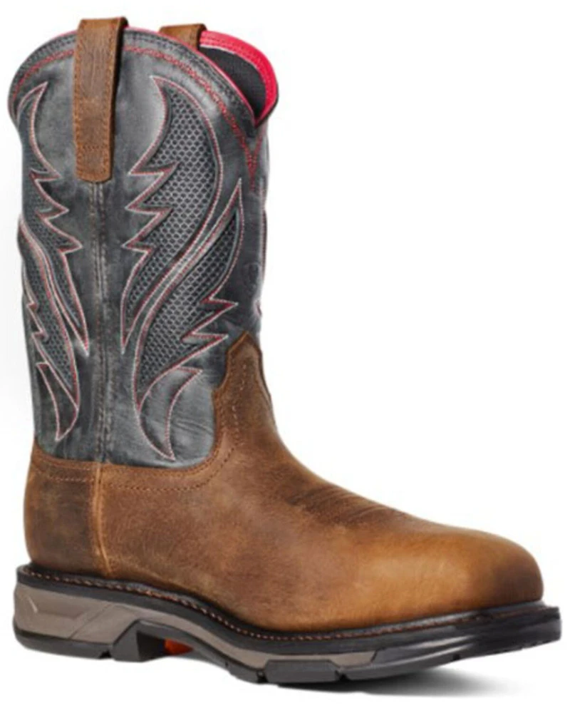 Ariat Men's 11" WorkHog® Waterproof Western Work Boots - Carbon Toe