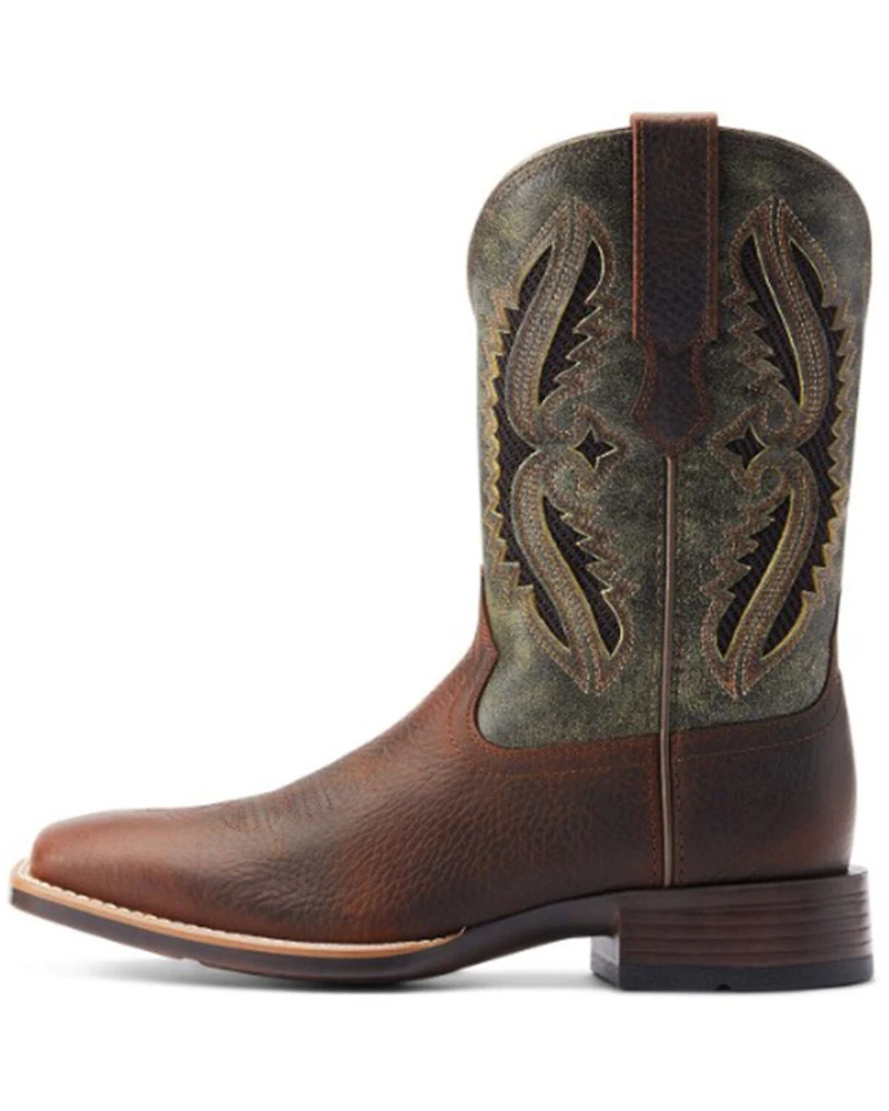 Ariat Men's Rowder VentTEK 360 Western Performance Boots - Broad Square Toe