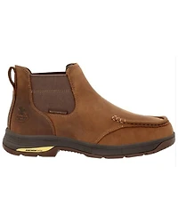 Georgia Boot Men's Athens Superlyte Waterproof Chelsea Work Boots - Moc Toe