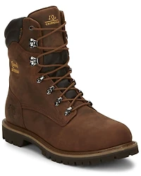 Chippewa Men's Heavy Duty Waterproof & Insulated Aged Bark 8" Work Boots - Soft Toe