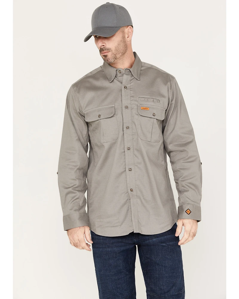 Wrangler 20X Men's FR Long Sleeve Vented Work Shirt