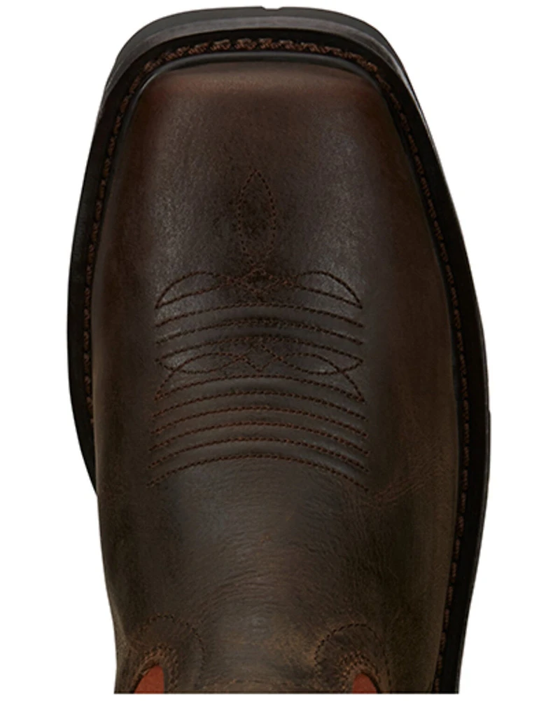 Justin Men's Ricochet Waterproof Western Work Boots - Composite Toe Met Guard