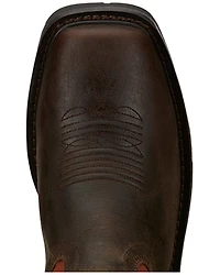 Justin Men's Ricochet Waterproof Western Work Boots - Composite Toe Met Guard