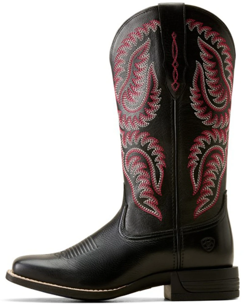 Ariat Women's Cattle Caite StretchFit Performance Western Boots - Broad Square Toe