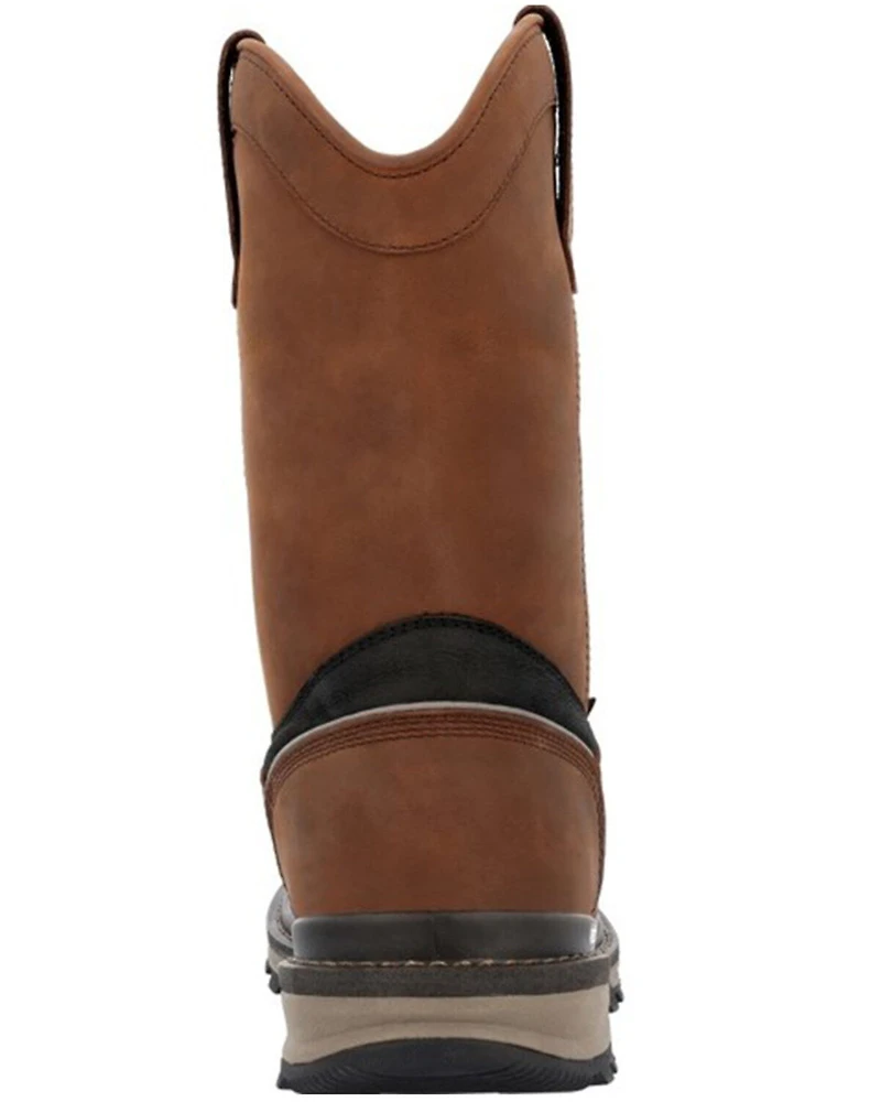 Rocky Men's Rams Horn Waterproof Pull-On Work Boots - Soft Toe