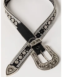 Shyanne® Women's Leather Rhinestone Belt