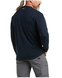 Ariat Men's FR Max Protect Baselayer Long Sleeve Work Pocket T-Shirt