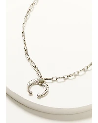 Shyanne Women's Soleil Squash Blossom Silver Necklace