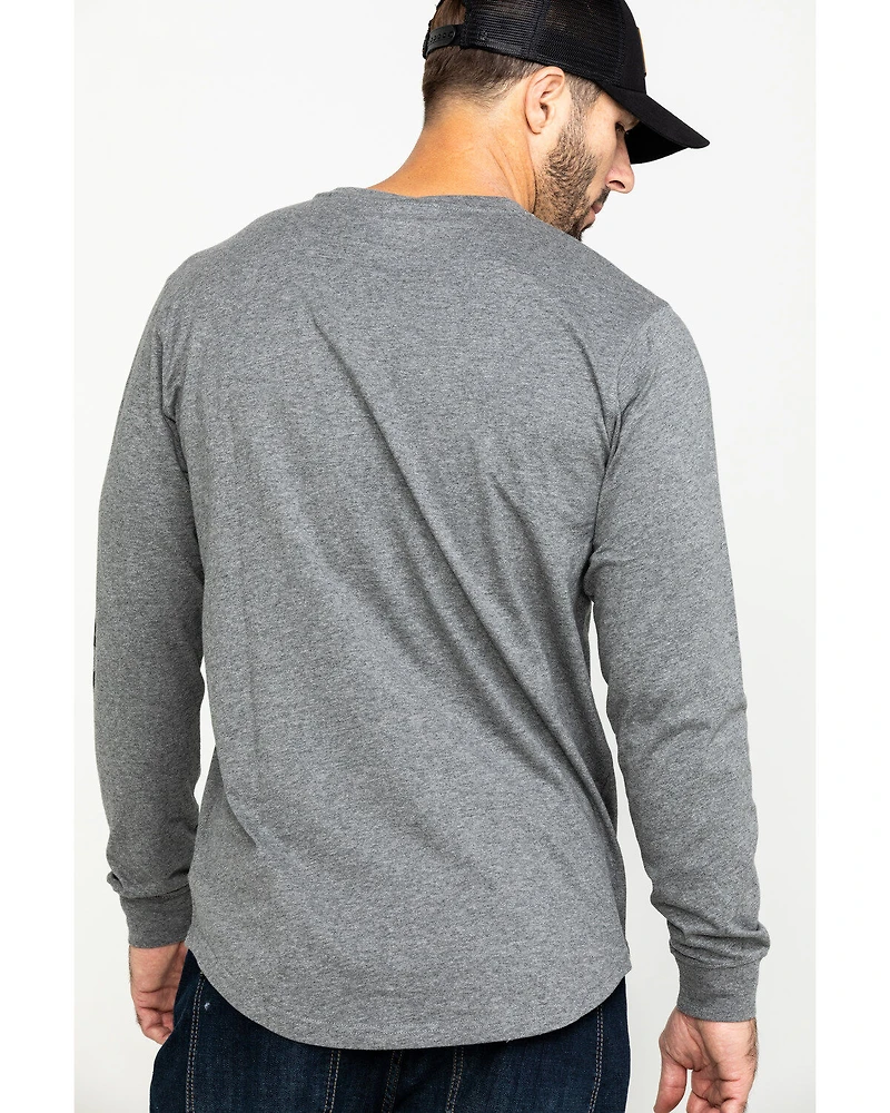 Hawx Men's Logo Long Sleeve Work T-Shirt