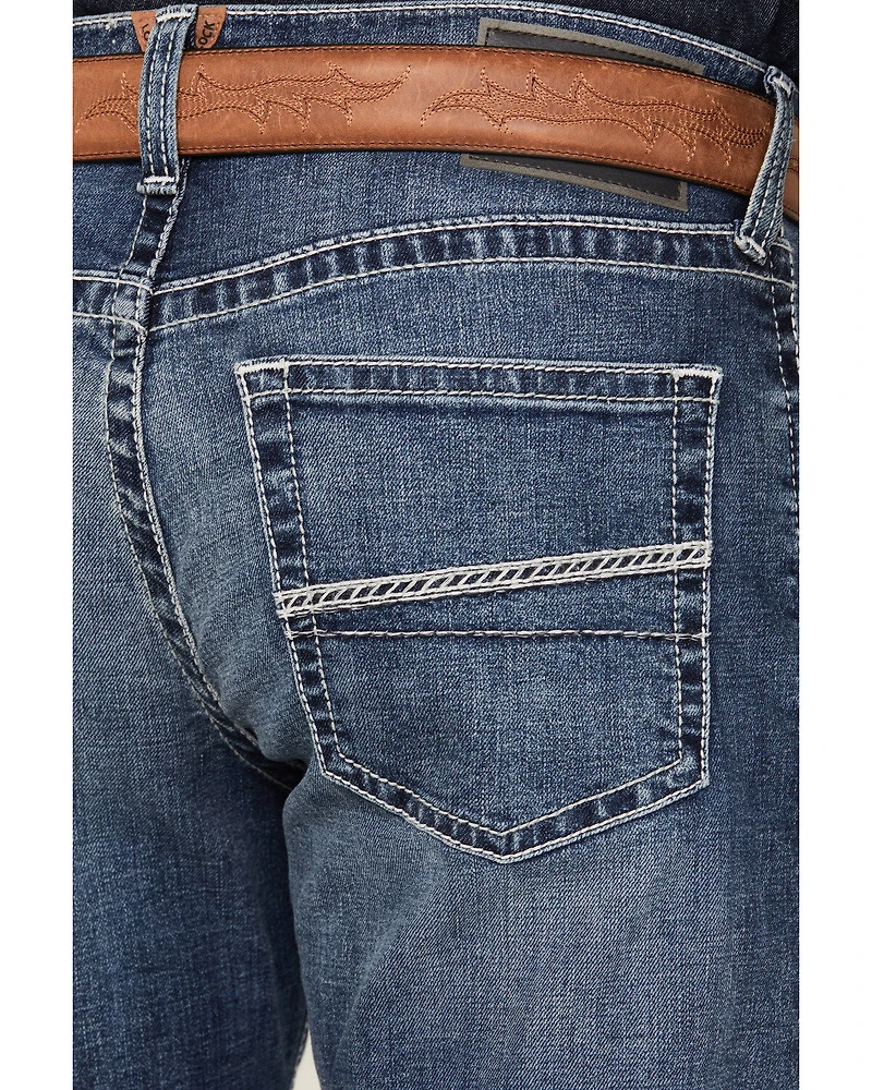 Ariat Men's M4 Relaxed Hugo Boot Cut Stretch Denim Jeans - Big