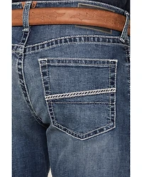 Ariat Men's M4 Relaxed Hugo Boot Cut Stretch Denim Jeans - Big