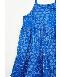 Wrangler Toddler Girls' Bandana Print Dress and Diaper Cover - 2 Piece