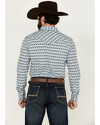 Gibson Men's Stevenson Floral Print Long Sleeve Snap Western Shirt
