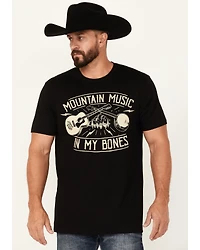 Moonshine Spirit Men's Blue Grass Short Sleeve Graphic T-Shirt