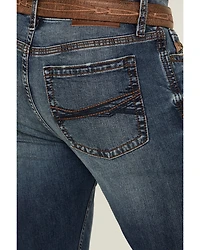 RANK 45® Men's Yuma Wash Trigger Slim Bootcut Performance Stretch Denim Jeans