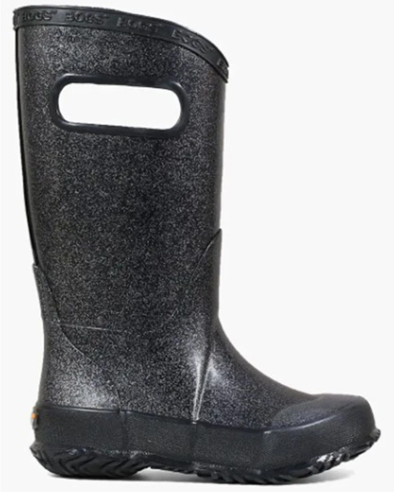 Bogs Girls' Glitter Rain Boots - Round Toe