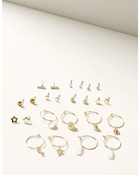 Shyanne Women's Boho Charm Earrings Set - 12 Piece