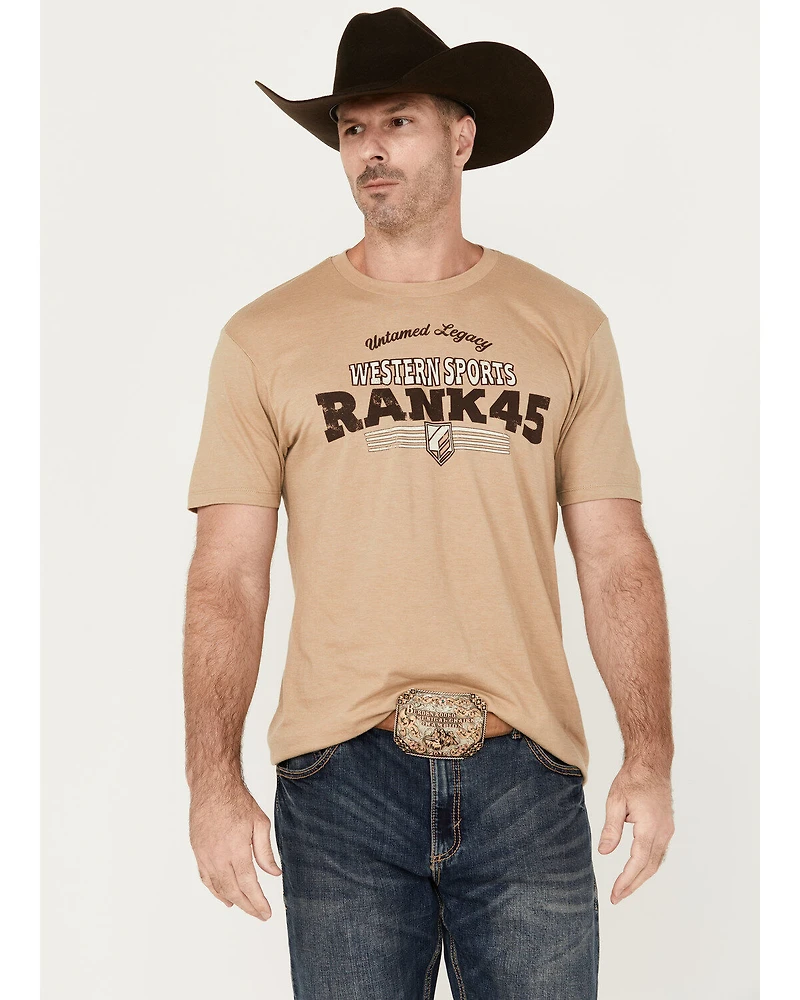 RANK 45® Men's Varsity Logo Short Sleeve Graphic T-Shirt