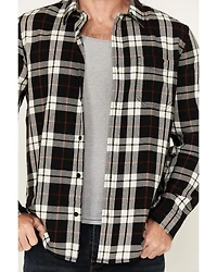 Brothers and Sons Men's Newton Plaid Print Long Sleeve Button-Down Western Shirt