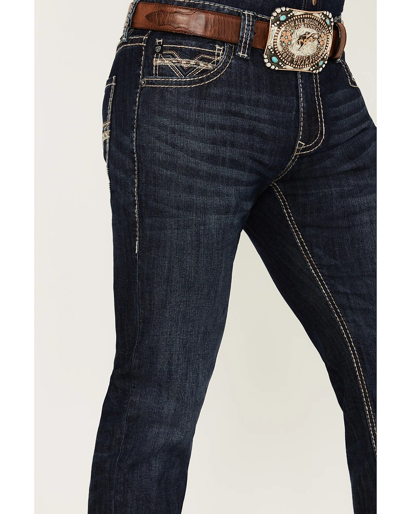 Rock & Roll Denim Men's Rifle Dark Wash Skinny Stretch Jeans