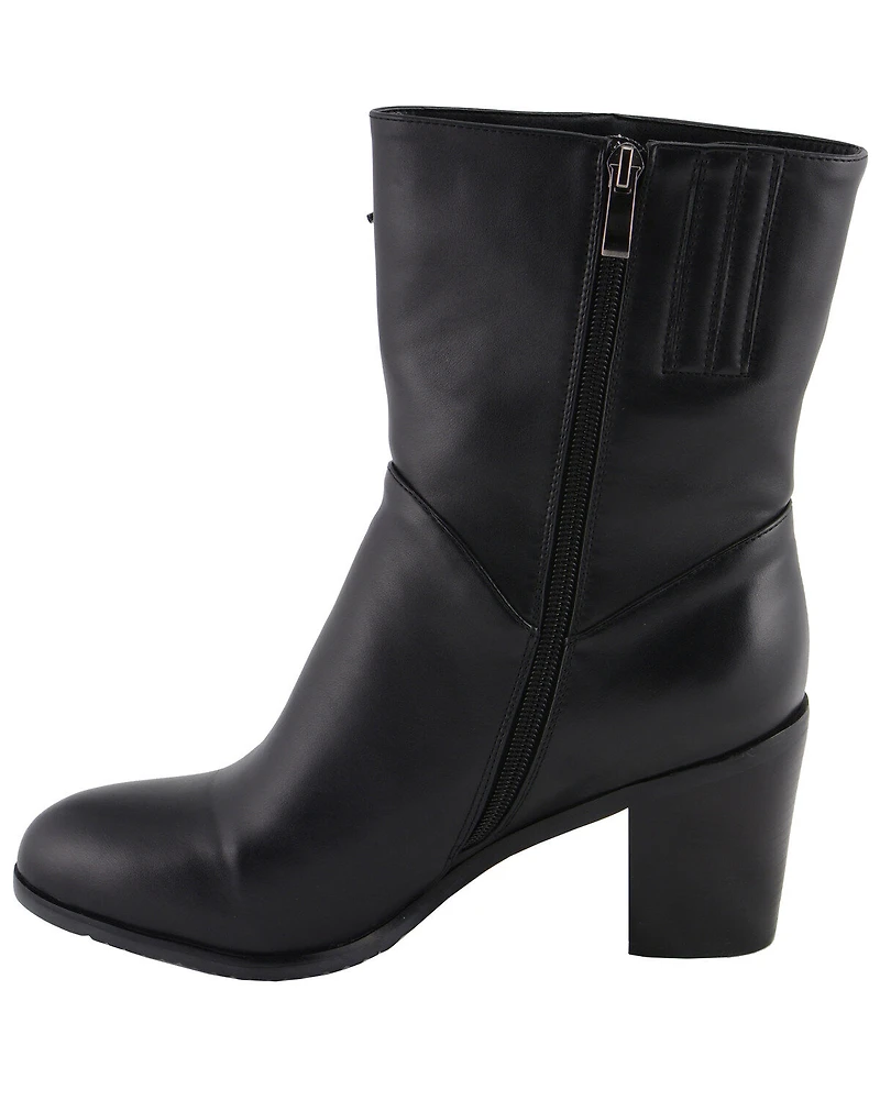 Milwaukee Leather Women's Laced Side Riding Boots - Round Toe