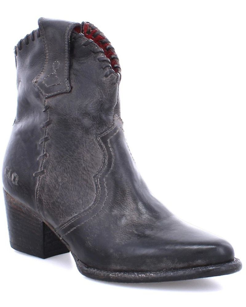 Bed Stu Women's Baila II Rustic Tremolo Short Ankle Boots - Round Toe