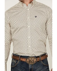 Ariat Men's Fraiser Geo Print Long Sleeve Button-Down Western Shirt