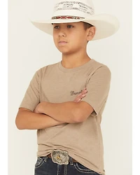 Wrangler Boys' Cactus Logo Short Sleeve Graphic T-Shirt