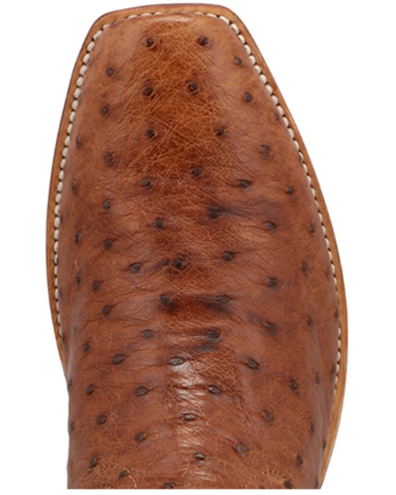 Twisted X Men's 13" Exotic Full Quill Ostrich Western Boots - Square Toe