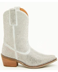 Dingo Girls' Silver Dollar Embellished Western Boots - Snip Toe