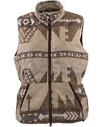 Outback Trading Co Women's Rosalie Southwestern Print Zip-Up Vest - Plus