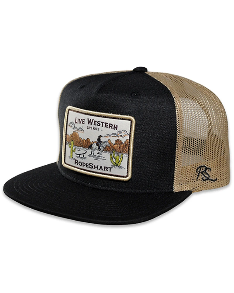 RopeSmart Men's Cowboy Patch Ball Cap
