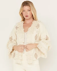 Shyanne Women's Fringe Embellished Jacket