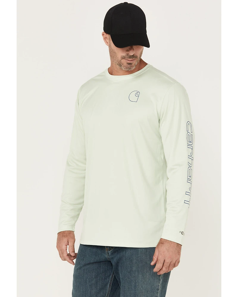Carhartt Men's Force Sun Defender™ Lightweight Long Sleeve Hooded Graphic T-Shirt
